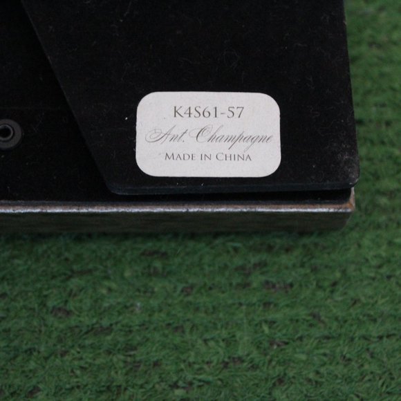 BELLE MAISON photo frame 5 X 7 Brown Bronze Accents Wood Frame Scallop 2013 - Picture 5 of 5